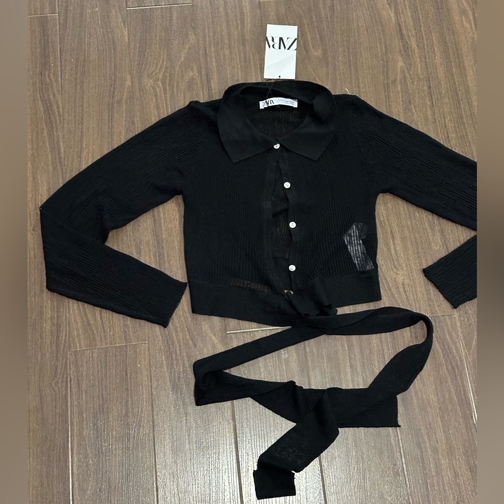 Zara transplanted wrapped sweater